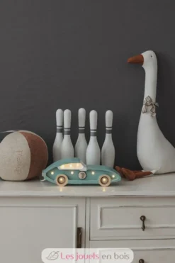 Lampe Veilleuse Voiture de course bleue - Little Lights