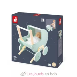 Landau poupée Zen vert d'eau - Janod J05900