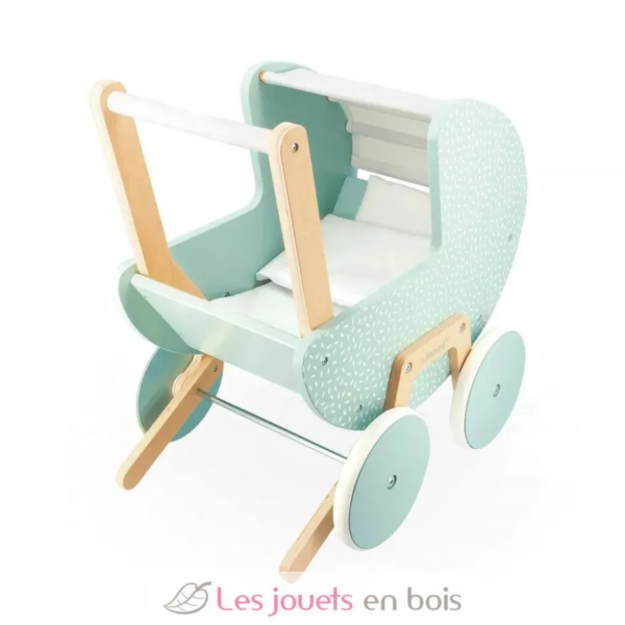 Landau poupée Zen vert d'eau - Janod J05900