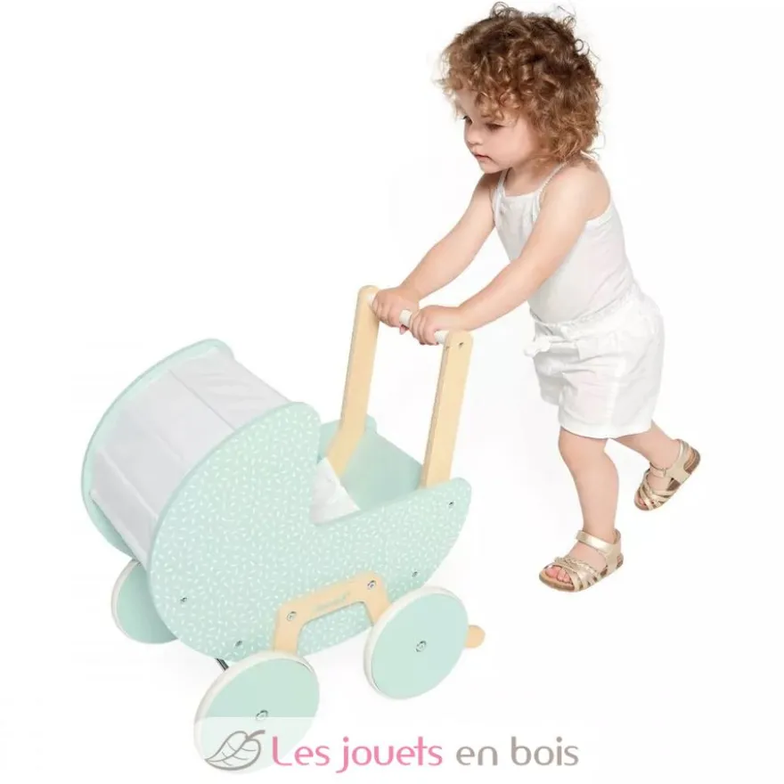 Landau poupée Zen vert d'eau - Janod J05900
