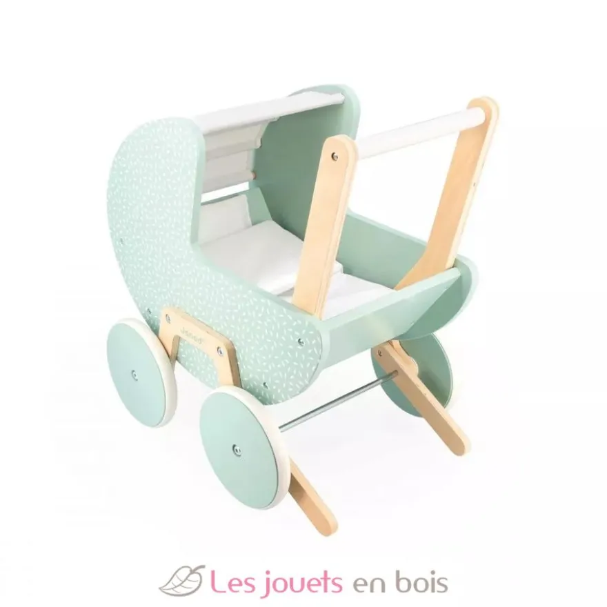 Landau poupée Zen vert d'eau - Janod J05900