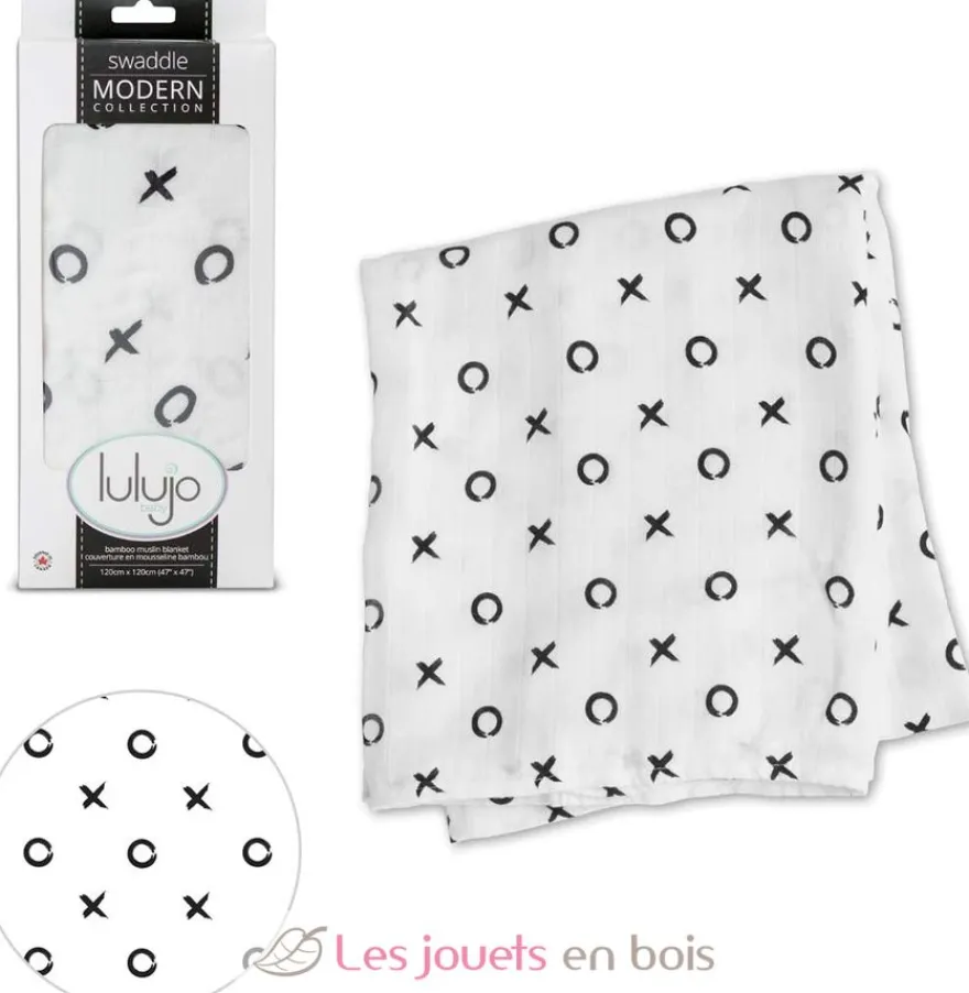 Lange en bambou - Bisous - Lulujo