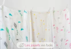 Lange en bambou - Cerf-volant bleu - Lulujo