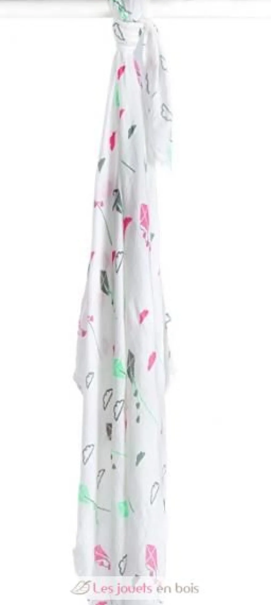 Lange en bambou - Cerf-volant rose - Lulujo