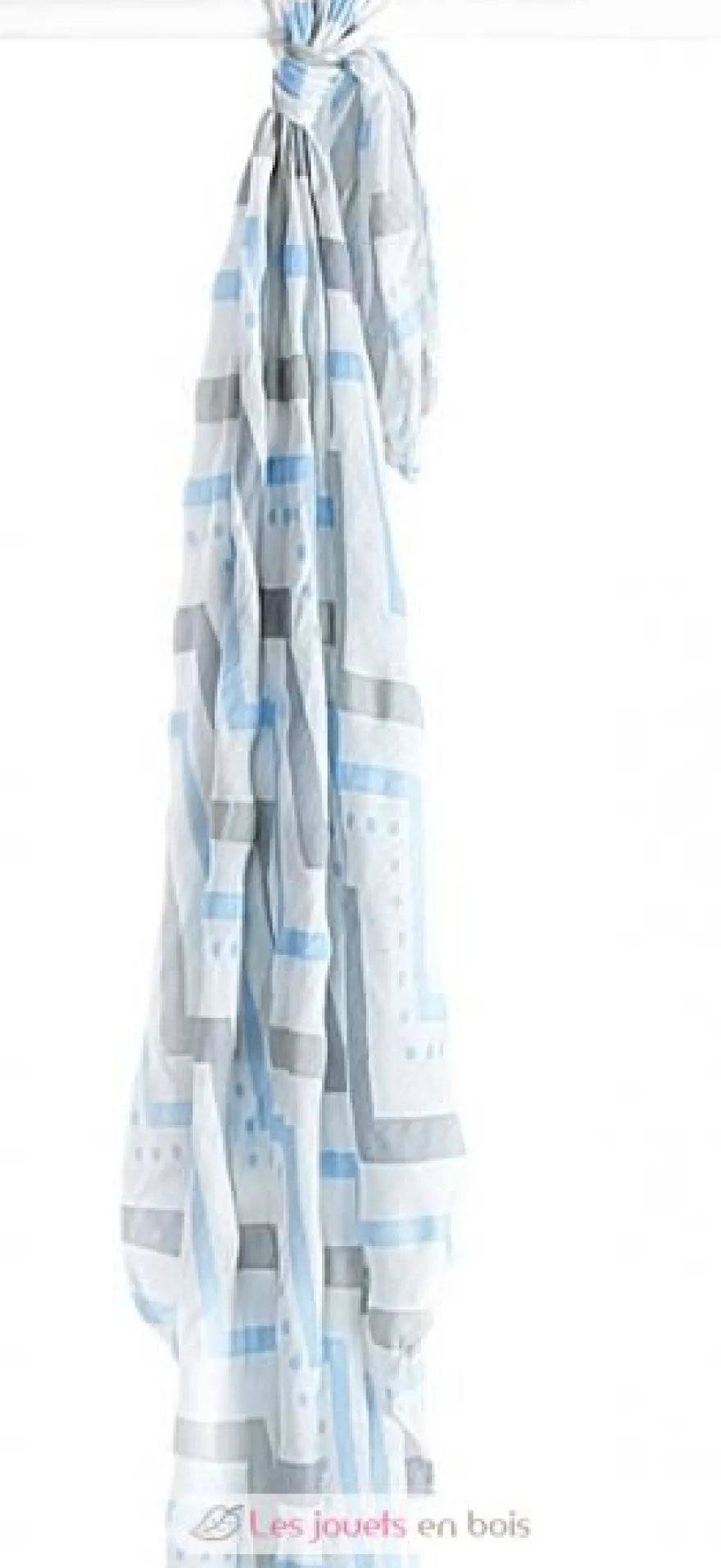 Lange en bambou - Chevron bleu - Lulujo