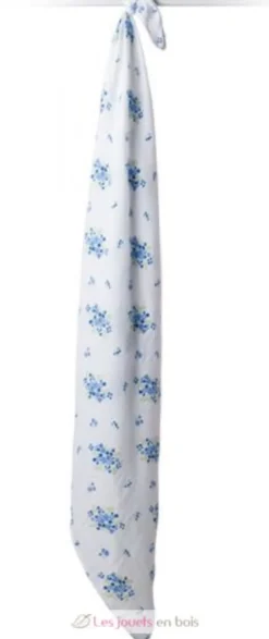 Lange mousseline - Bouquet bleu vintage - Lulujo
