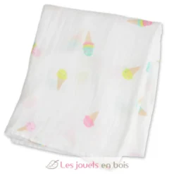 Lange mousseline - Crème glacée - Lulujo