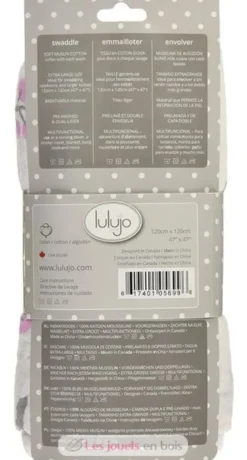 Lange mousseline - Hippo rose - Lulujo