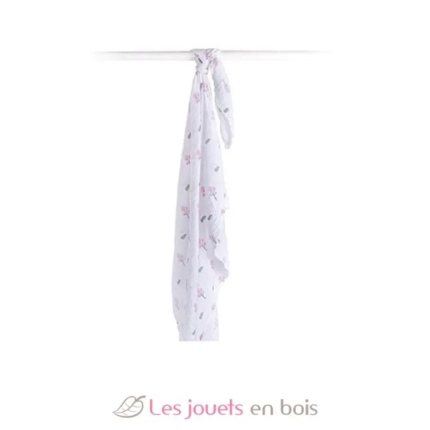 Lange mousseline - Hippo rose - Lulujo