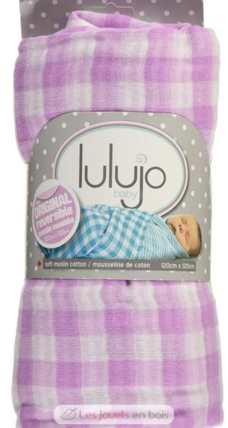 Lange réversible - rose - Lulujo