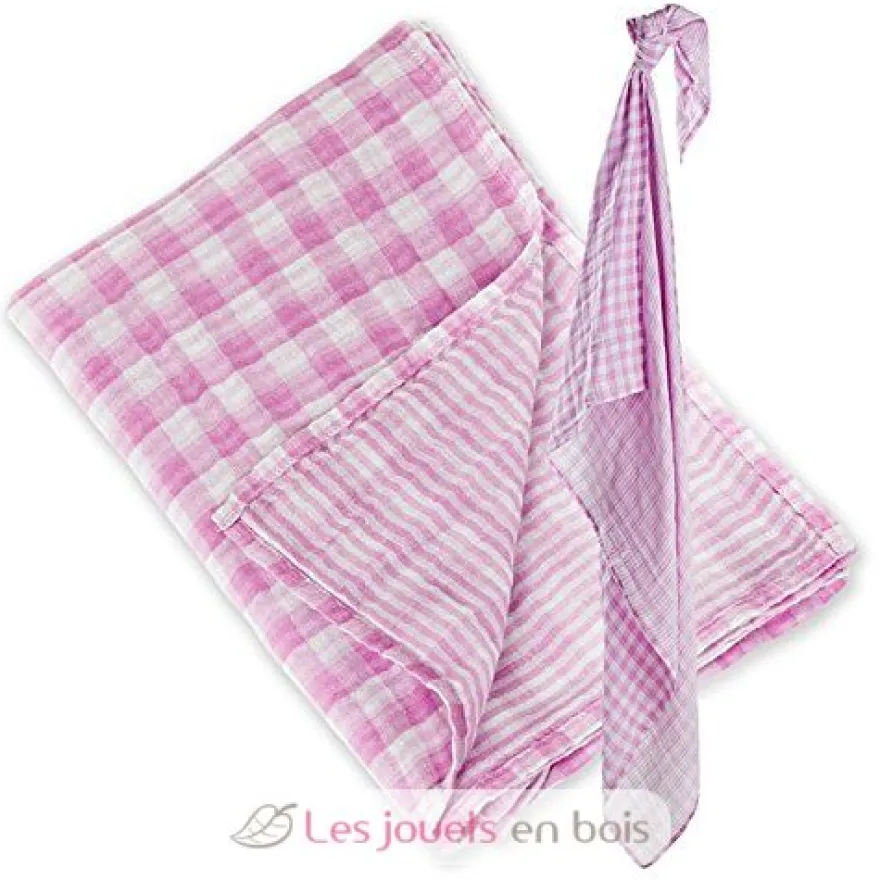 Lange réversible - rose - Lulujo