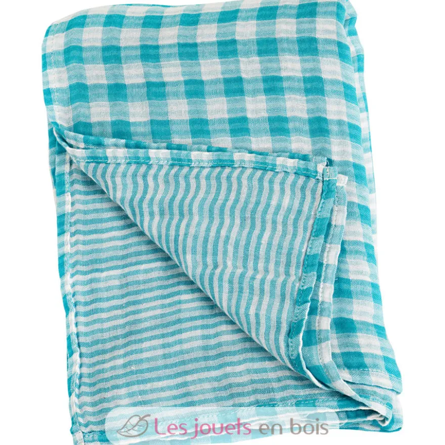 Lange réversible - Turquoise - Lulujo