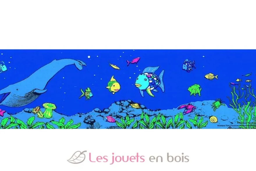 Lanterne Magique poisson arc-en-ciel naturel - Trousselier