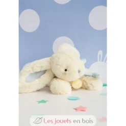 Lapin Bonbon bleu 20 cm - Doudou et Compagnie