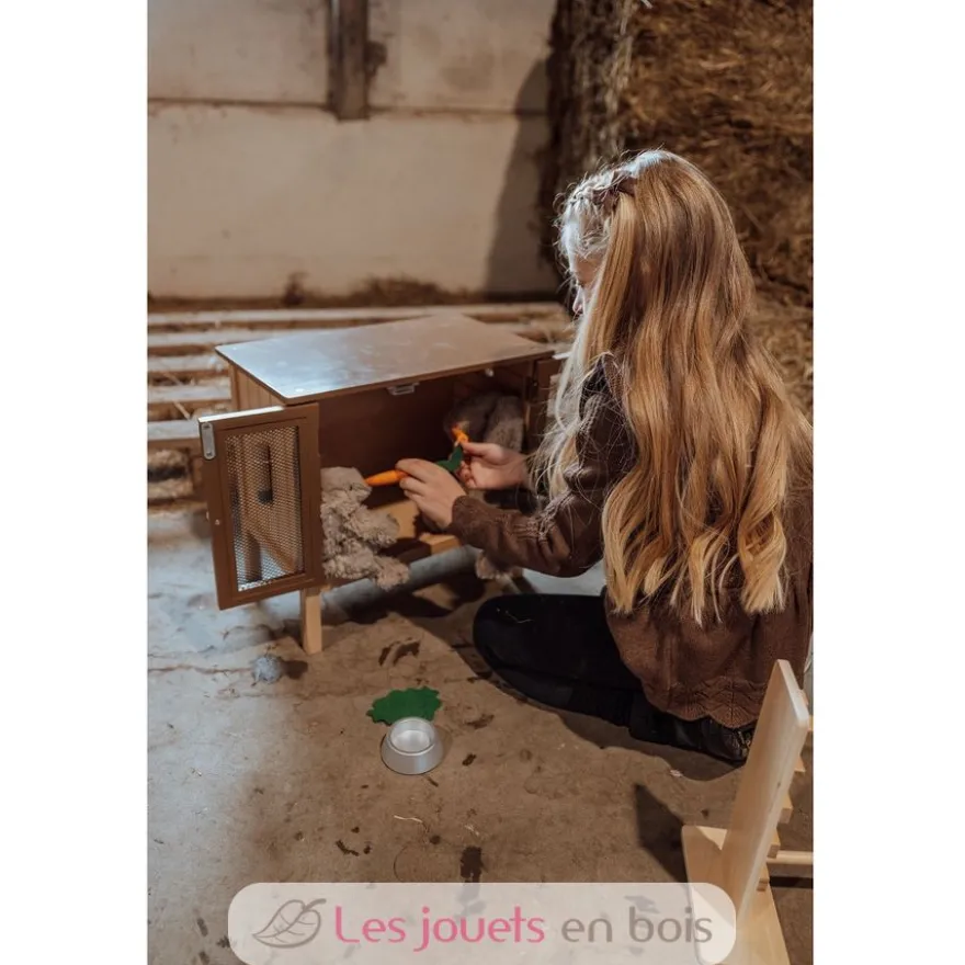 Lapin en peluche et son bébé - ByAstrup