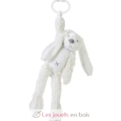 Lapin Richie blanc crème 27 cm à suspendre - Happy Horse