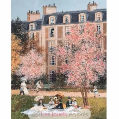 L'après-midi au Parc Monceau de Delacroix - Puzzle Michèle Wilson