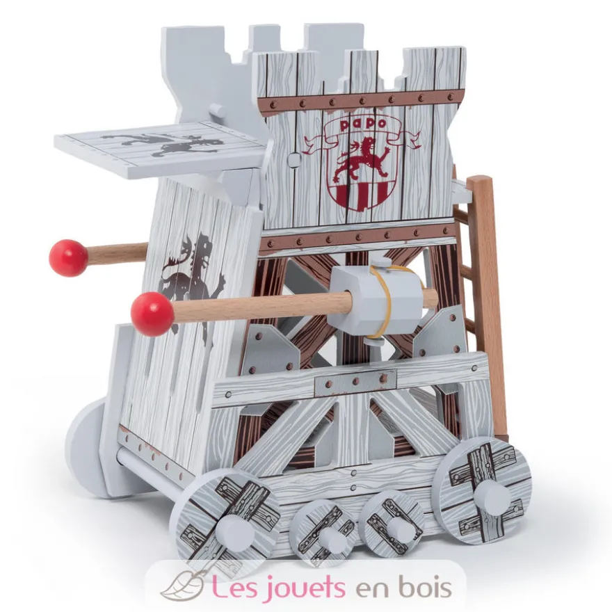 La tour d'assaut pour figurine grise Papo