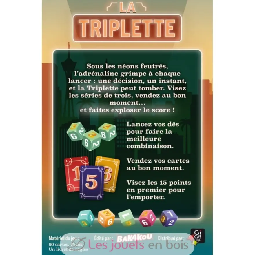 La Triplette Jeux d'ambiance - Gigamic