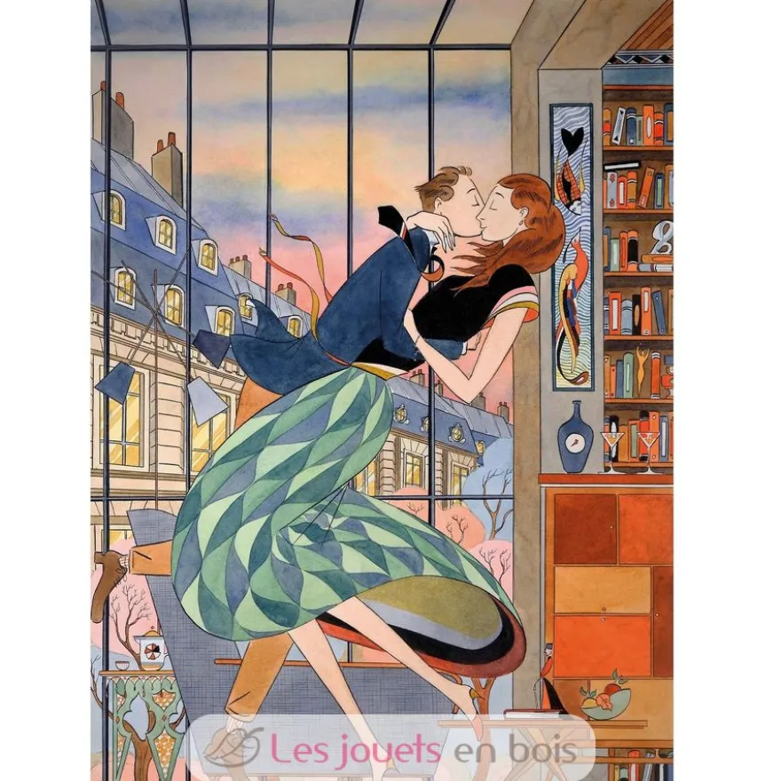 Le baiser de Bruchon - Puzzle Michèle Wilson