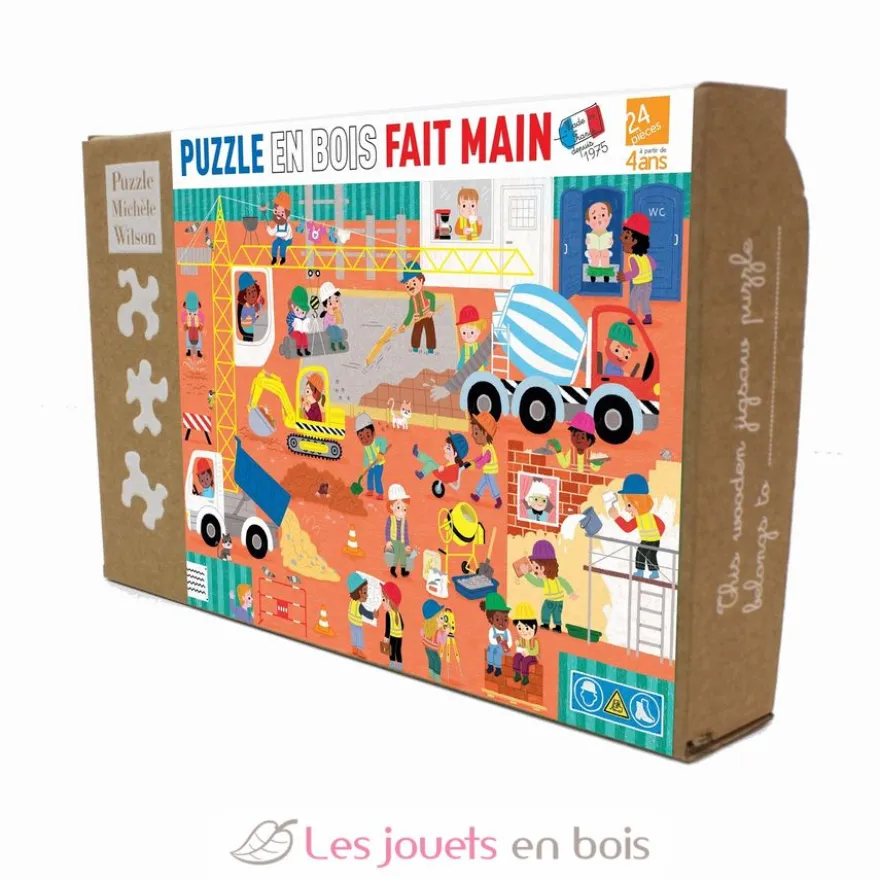 Le chantier d'Hélène Chetaud - Puzzle Michèle Wilson