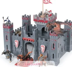Le château fantastique rouge et gris - Papo