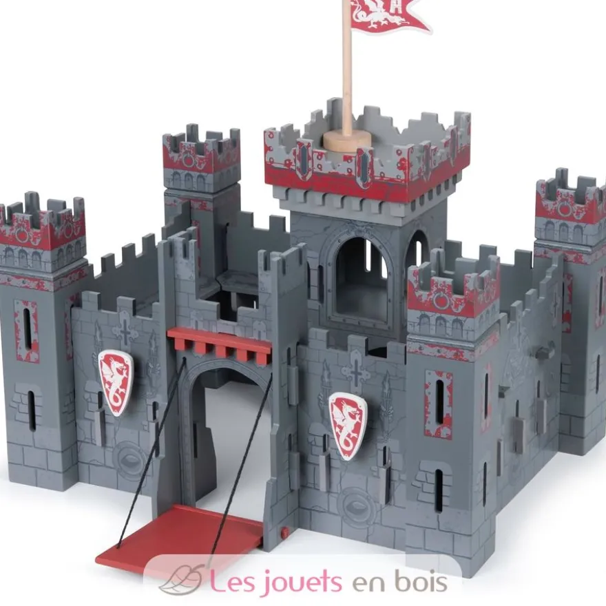Le château fantastique rouge et gris - Papo
