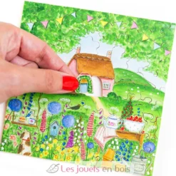 Le cottage bouton de rose Les Infusettes - Puzzle Michèle Wilson