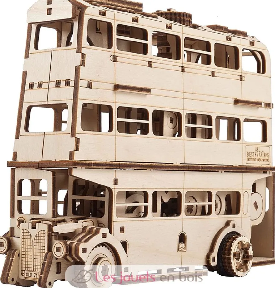 Le Magicobus Harry Potter - Puzzle 3D mécanique en bois - Ugears
