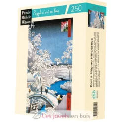 Le Pont à Meguro de Hiroshige - Puzzle Michèle Wilson