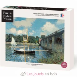 Le pont routier Argenteuil de Monet - Puzzle Michèle Wilson