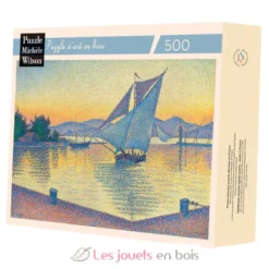 Le port au soleil couchant de Signac - Puzzle Michèle Wilson