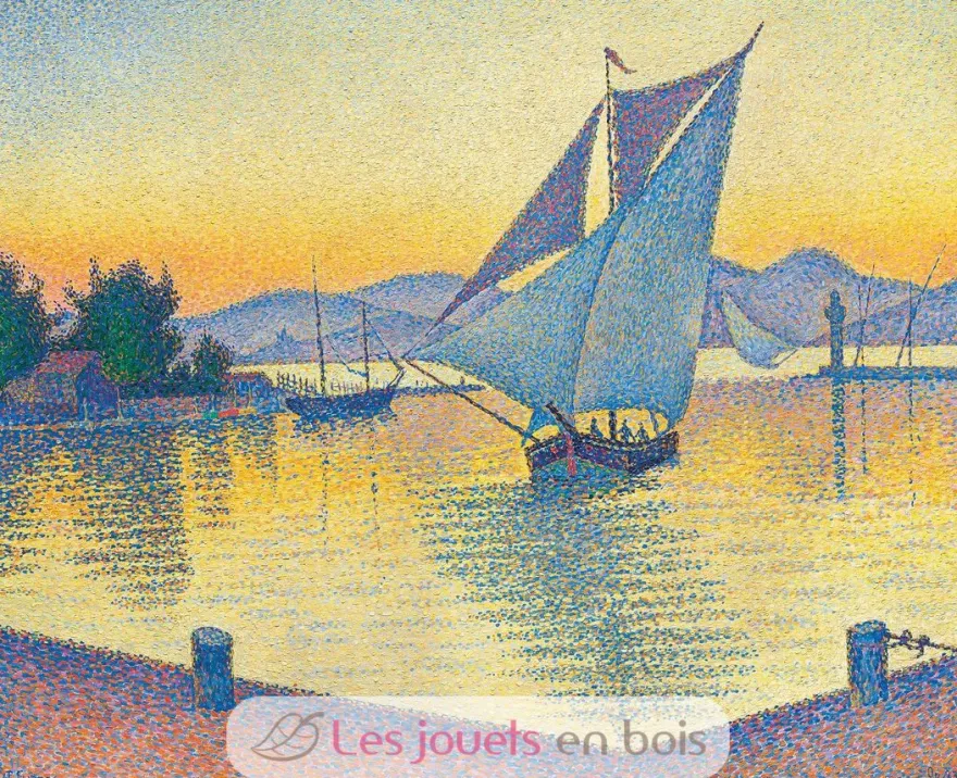Le port au soleil couchant de Signac - Puzzle Michèle Wilson