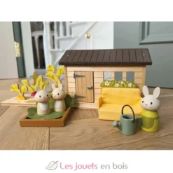 Le potager des lapins en bois - Tender Leaf Toys