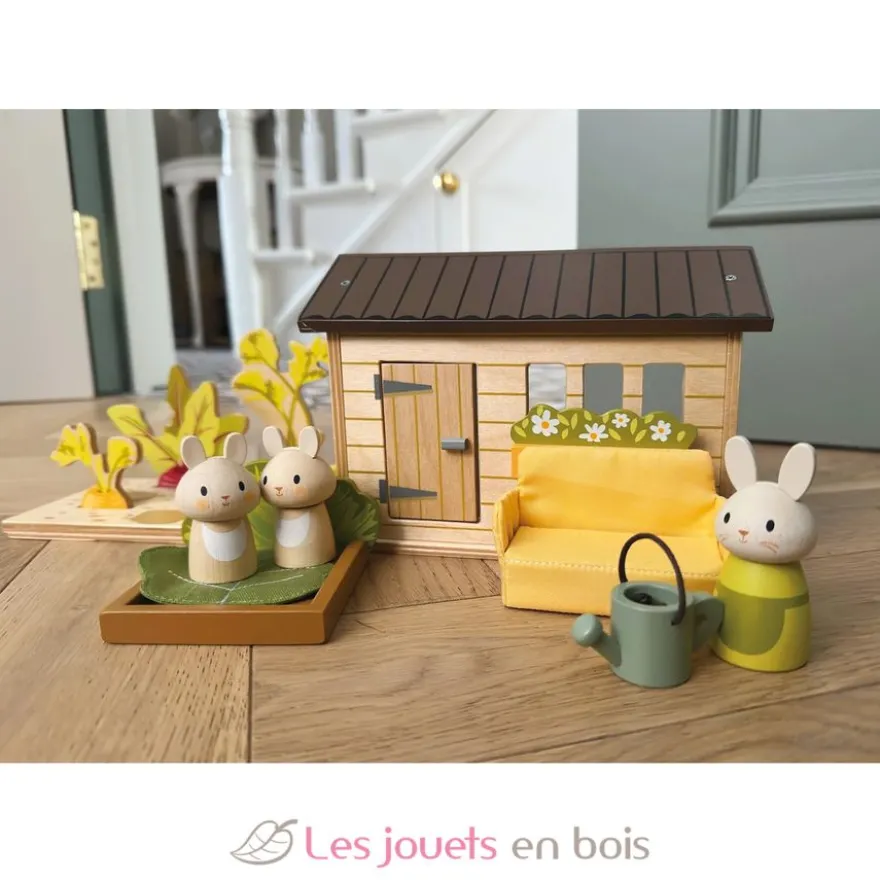 Le potager des lapins en bois - Tender Leaf Toys