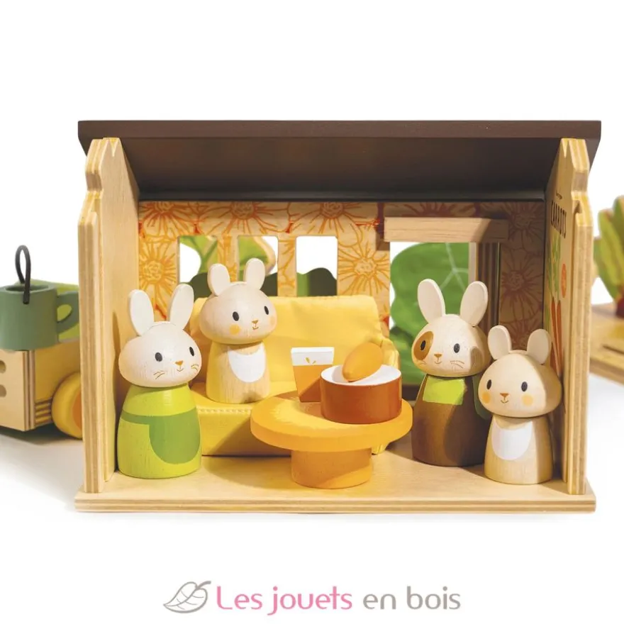Le potager des lapins en bois - Tender Leaf Toys