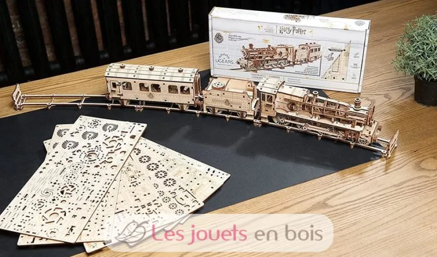 Le Poudlard Express Harry Potter - Puzzle 3D mécanique en bois - Ugears
