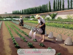 Les jardiniers de Caillebotte - Puzzle Michèle Wilson