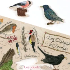 Les oiseaux du jardin de Fauvine - Puzzle Michèle Wilson