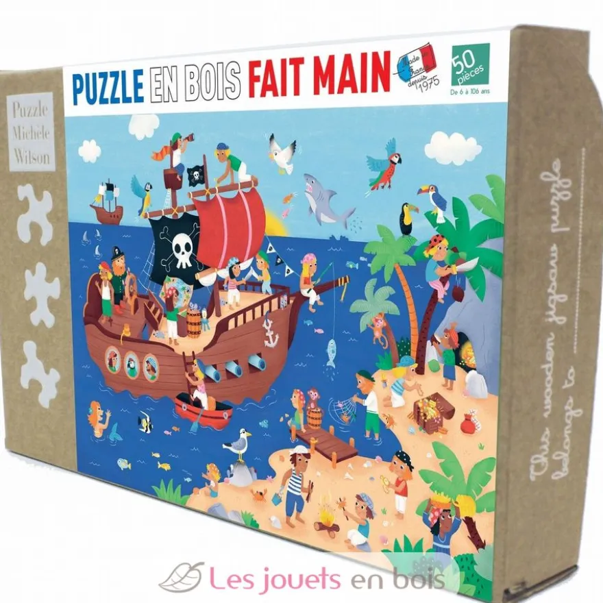 Les pirates en vacances de Thibaux - Puzzle Michèle Wilson