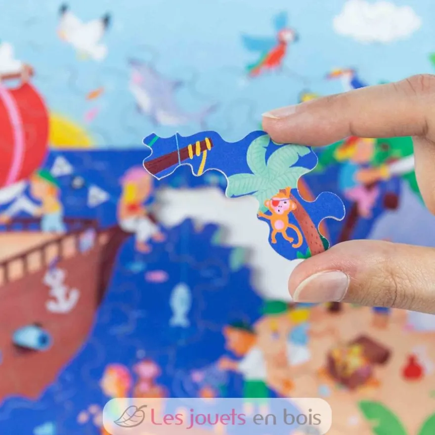 Les pirates en vacances de Thibaux - Puzzle Michèle Wilson