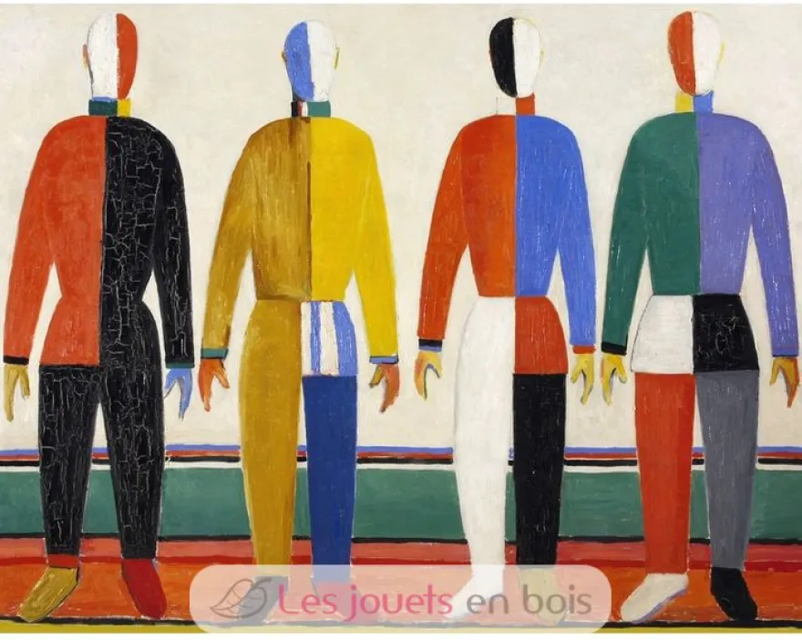Les sportifs de Malevitch - Puzzle Michèle Wilson