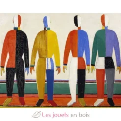 Les sportifs de Malevitch - Puzzle Michèle Wilson