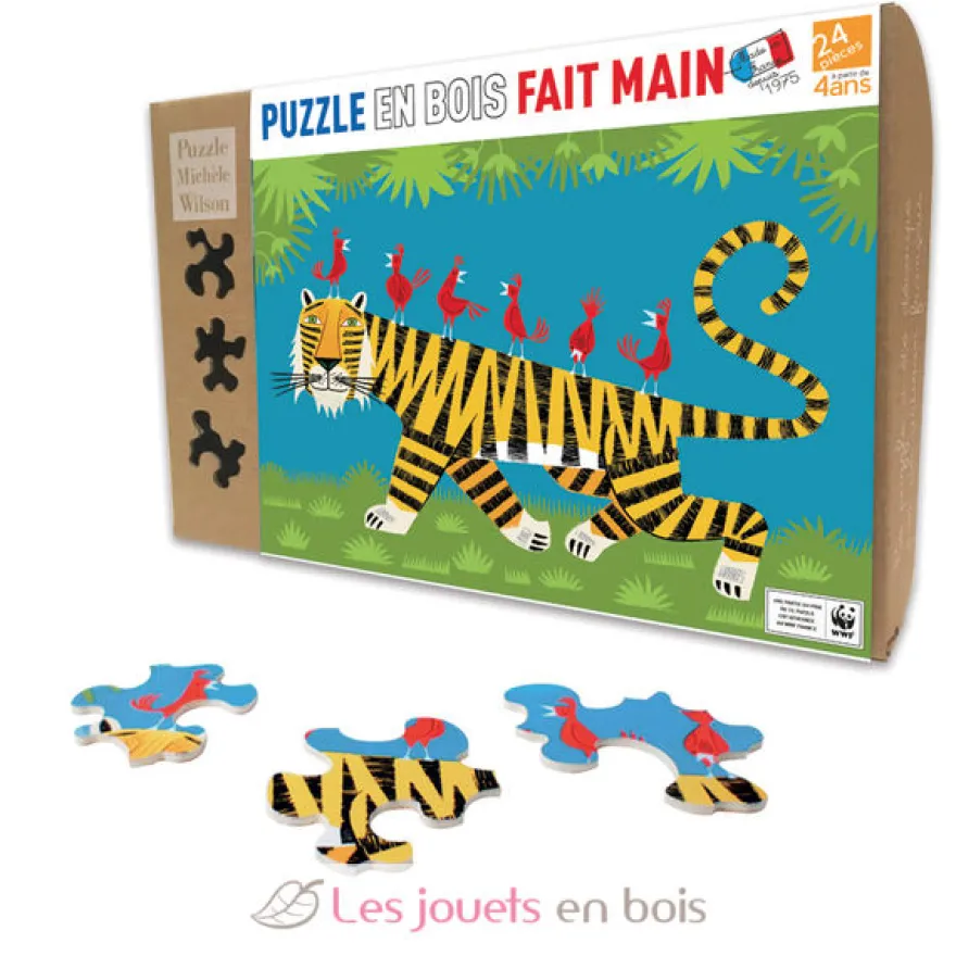 Le tigre d'Olivier Lake - Puzzle Michèle Wilson