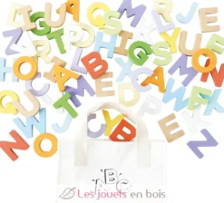 Lettres de l'alphabet en bois multicolore - Le Toy Van