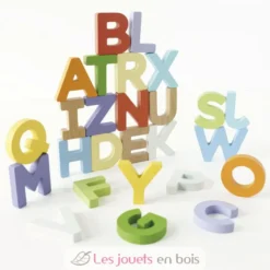 Lettres de l'alphabet en bois multicolore - Le Toy Van