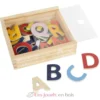 Lettres magnétiques colorées multicolores Small Foot Compagny