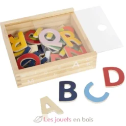 Lettres magnétiques colorées multicolores Small Foot Compagny