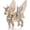 licorne Mécanique - Puzzle 3D en bois - Mr. Playwood