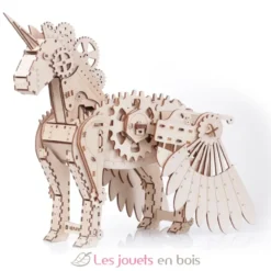 licorne Mécanique S - Puzzle 3D en bois - Mr. Playwood